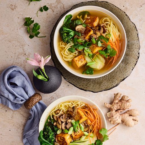 Ramen med svamp och tofu