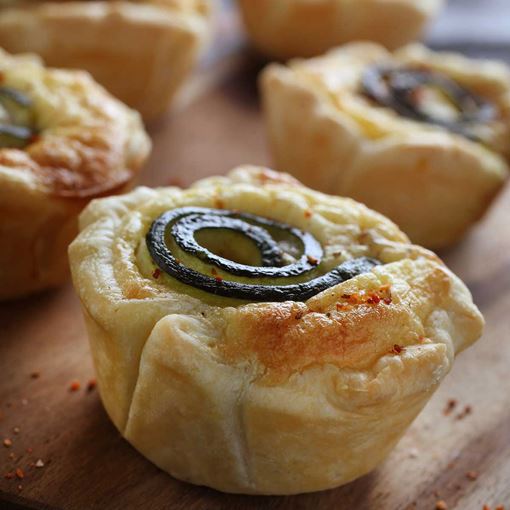 Minipajer med zucchini