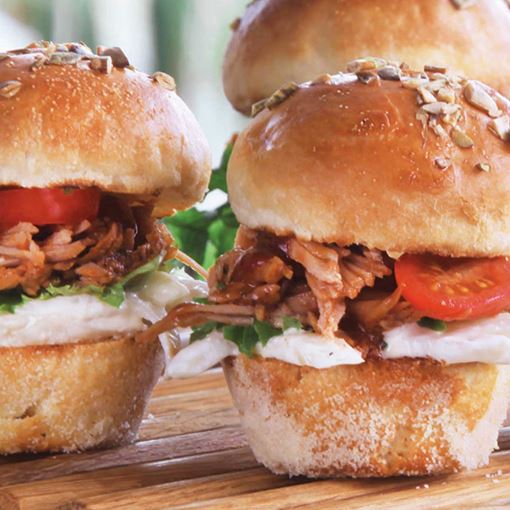 Pulled Turkey Sliders