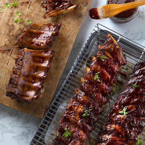 Babyback ribs med Classic bbq-sås